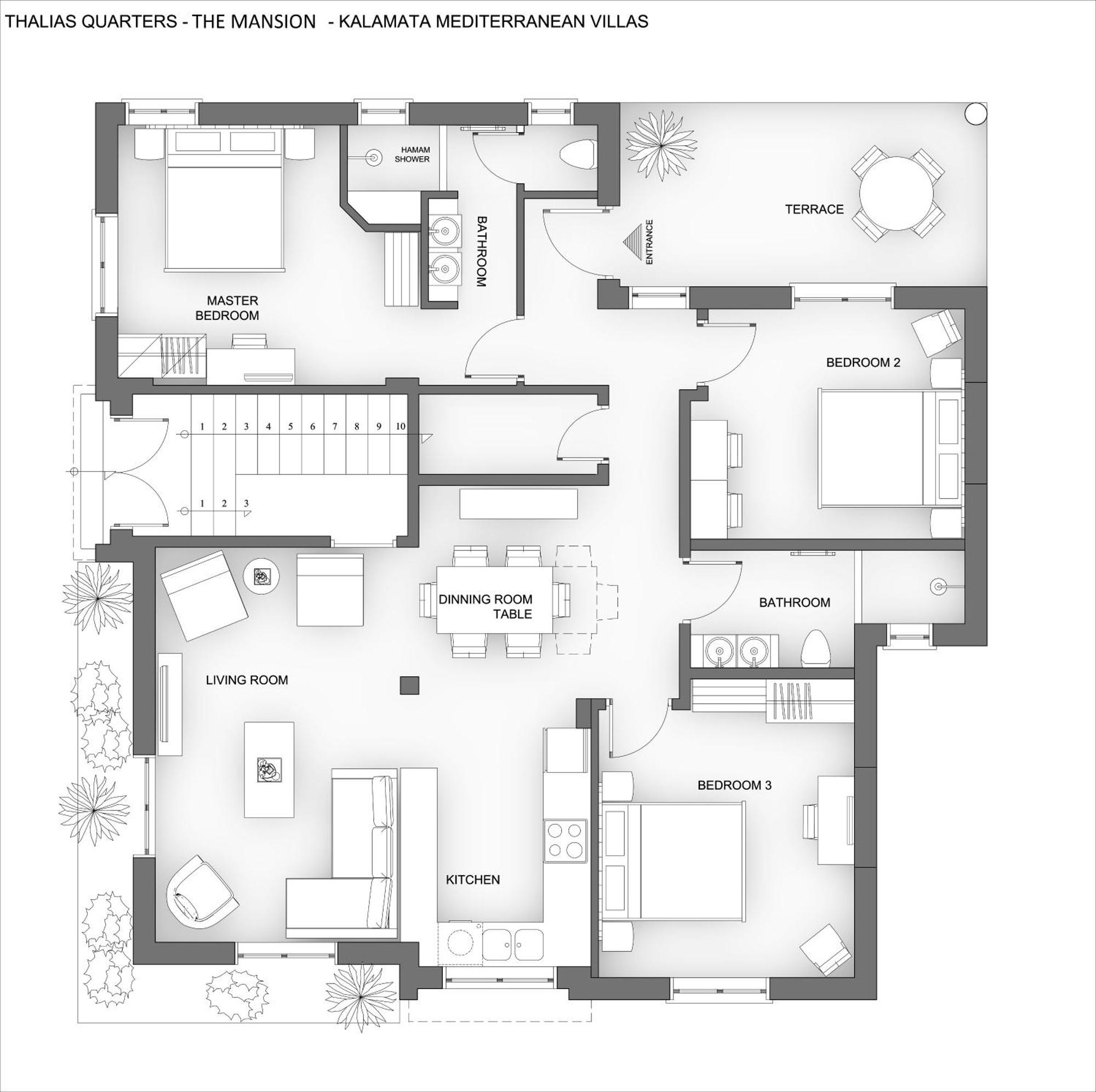 Thalias Quarters - Kalamata Mediterranean Villas Екстер'єр фото